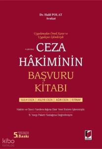Ceza Hakiminin Başvuru Kitabı