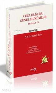 Ceza Hukuku Genel Hükümler TCK m.1-75;Ders Kitabı