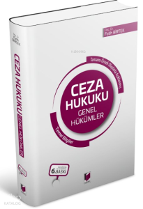 Ceza Hukuku Genel Hükümler Temel Bilgiler