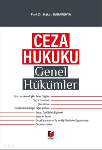 Ceza Hukuku Genel Hükümler