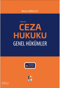 Ceza Hukuku Genel Hükümler