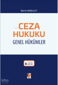 Ceza Hukuku Genel Hükümler