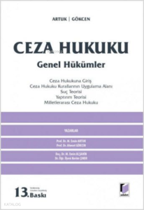 Ceza Hukuku Genel Hükümler