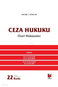 Ceza Hukuku Özel Hükümler (Ciltli)