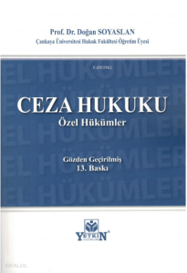 Ceza Hukuku Özel Hükümler