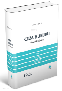 Ceza Hukuku Özel Hükümler