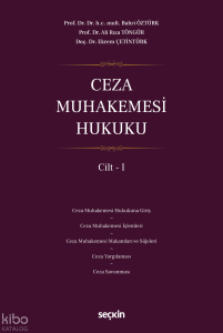 Ceza Muhakemesi Hukuku Cilt – I  (Ciltli)