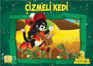Çizmeli Kedi (Ciltli); Üç Boyutlu Masallar