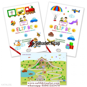 Çocuklar İçin Elif Be 1-2 Cilt | 2 Cilt Takım