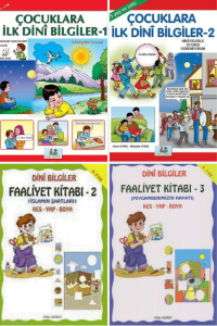Çocuklar İçin Faaliyetli ve Etkinlikli Temel Dini Bilgiler Seti (4 Kitap)