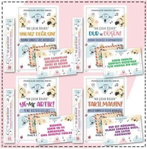 Çocuklar İçin Psikoloik Destek Serisi 4 Kitap (Set 1)