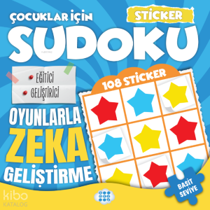 Çocuklar İçin Sudoku - Basit Seviye 3 (Sticker Hediyeli)