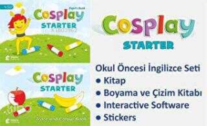Cosplay Starter Mini Flashcards - Okul Öncesi İngilizce Mini Kelime Kartları 40 Adet