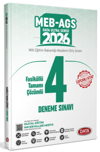 Data Yayınları 2026 AGS Fasiküllü Tamamı Çözümlü 4 Deneme Sınavı