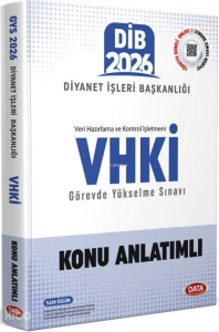 Data Yayınları Diyanet İşleri Başkanlığı VHKİ Görevde Yükselme Sınavı Konu Anlatımlı