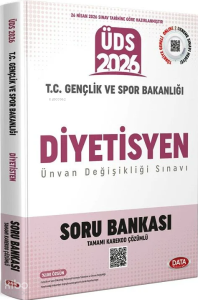 Data Yayınları T.C. Gençlik ve Spor Bakanlığı Diyetisyen ÜDS Soru Bankası