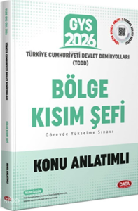 Data YayınlarI TCDD GYS Bölge Kısım Şefi Konu Anlatımlı
