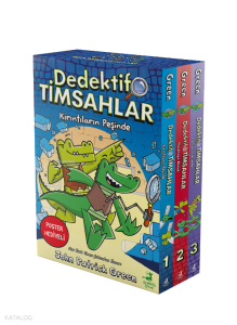 Dedektif Timsahlar 1-2-3 (3 Kitap - Kutulu)