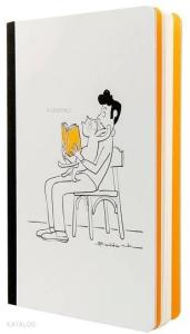 Defter - Adam ve Kedi (Ciltli)