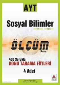 Delta Kültür Yayınları AYT Sosyal Bilimler Ölçüm Serisi Konu Tarama Föyleri Delta Kültür