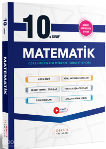 Derece Yayınları 10.Sınıf Matematik Set