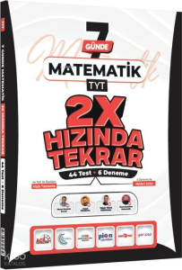 Ders Platosu Yayınları TYT Matematik 7 Günde 2X Hızında Tekrar Deneme