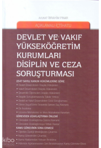Devlet ve Vakıf Yükseköğretim Kurumları Disiplin ve Ceza Soruşturması