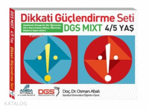 DGS MIXT Dikkati Güçlendirme Seti 4-5 Yaş