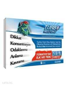 Dikkat ve Hızlı Okuma Seti - 5 ile 8. Sınıflar İçin (3 Kitap + 1 İnteraktif Program)