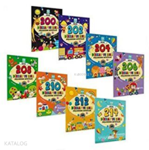 Dikkat ve Zeka Güçlendirme Aktiviteleri 8 Kitap Takım