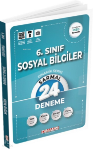 Dinamo Yayınları 6. Sınıf Sosyal Bilgiler Sarmal 24 lü Deneme Dinamik Serisi