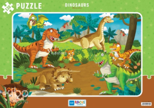 Dinozorlar - 130 Parça Puzzle (BF175)