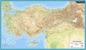 Discovery Channel Duvar Haritaları; Türkiye Fiziki