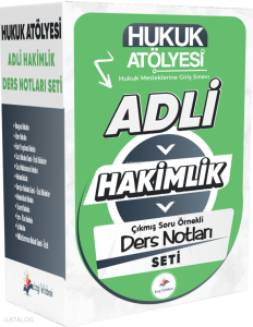 Dizgi Kitap 2026 Hukuk Atölyesi Adli Hakimlik Çıkmış Soru Örnekli Ders Notları Seti