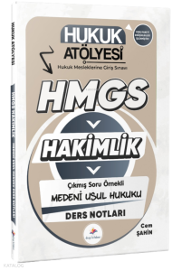 Dizgi Kitap 2026 Hukuk Atölyesi Hakimlik HMGS Hukuk Mesleklerine Giriş Sınavı Çıkmış Soru Örnekli Medeni Usul Hukuku Ders Notları