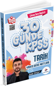 Dizgi Kitap 2026 KPSS 30 Günde Tarih Çıkmış Soru Analizli Video Ders Notları