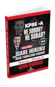 Dizgi Kitap 2026 KPSS A İdare Hukuku Ne Sordu Ne Sorar Tamamı Çözümlü Soru Bankası