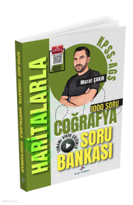 Dizgi Kitap 2026 KPSS MEB AGS Haritalarla Coğrafya Tamamı Video Çözümlü Soru Bankası