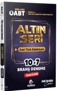 Dizgi Kitap 2026 MEB AGS ÖABT Altın Seri Türkçe Öğretmenliği - Türk Dili ve Edebiyatı Öğretmenliği Eski Türk Edebiyatı Tamamı Çözümlü 7 Deneme