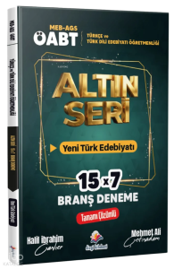 Dizgi Kitap 2026 MEB AGS ÖABT Altın Seri Türkçe Öğretmenliği - Türk Dili ve Edebiyatı Öğretmenliği Yeni Türk Edebiyatı Tamamı Çözümlü 7 Deneme Sınavı
