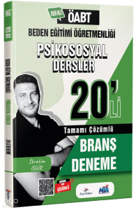 Dizgi Kitap 2026 MEB-AGS ÖABT Beden Eğitimi Psikososyal Dersler Tamamı PDF Çözümlü 20'li Branş Deneme