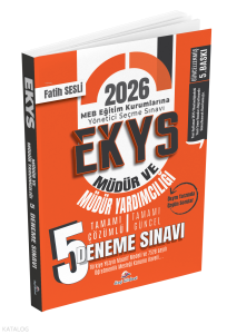 Dizgi Kitap 2026 MEB EKYS Müdür ve Müdür Yardımcılığı 5 Deneme Çözümlü