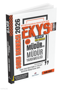 Dizgi Kitap 2026 MEB EKYS Müdür ve Müdür Yardımcılığı Soru Bankası