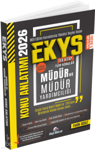 Dizgi Kitap 2026 MEB EKYS Müdür ve Yardımcılığı Konu Anlatımı