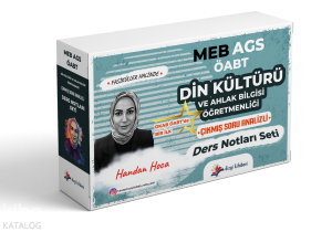 Dizgi Kitap 2026 ÖABT MEB-AGS Din Kültürü ve Ahlak Bilgisi Çıkmış Soru Analizli Ders Notları Seti