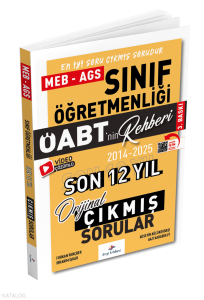 Dizgi Kitap 2026 ÖABT MEB-AGS nin Rehberi Sınıf Öğretmenliği Çıkmış Sorular Son 12 Yıl Çözümlü
