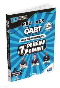Dizgi Kitap 2026 ÖABT MEB-AGS Sınıf Öğretmenliği 7 Deneme Fasikül Çözümlü