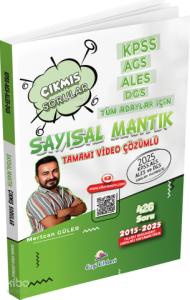 Dizgi Kitap KPSS MEB-AGS ALES DGS Sayısal Mantık Çıkmışlar 11 Yıl