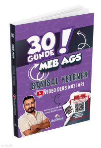 Dizgi Kitap MEB-AGS 30 Günde Sayısal Yetenek Video Ders Notları