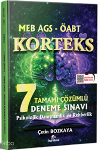 Dizgi Kitap MEB AGS ÖABT Korteks Psikolojik Danışma ve Rehberlik Öğretmenliği 7 Deneme Sınavı